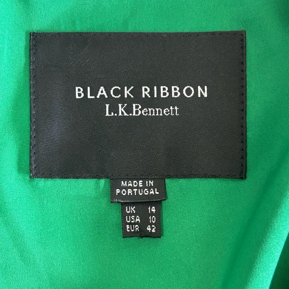 LK Bennett Green Midi Dress - Picture 7 of 9